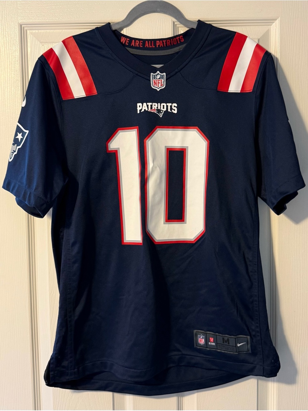 Nike NFL On Field New England Patriots Mac Jones #10 Jersey Men’s Medium Navy